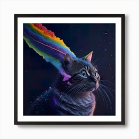 Cat Galaxy (102) Art Print