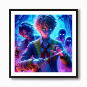 Anime Character  Art Print