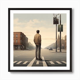 Man In The Street Art Print