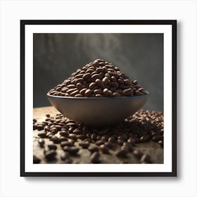 Coffee Beans In A Bowl 15 Art Print