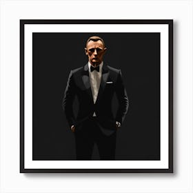 James Bond Pop Art Art Print