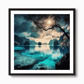 The Blue Lagoon Art Print