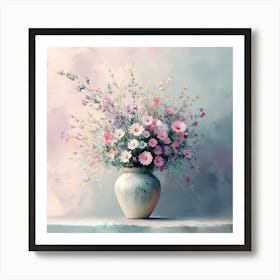 Flowers In A Vase 15 Art Print