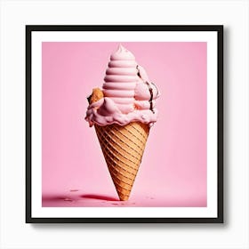 Ice Cream Cone Art Print