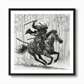 Samurai Art 98 Art Print