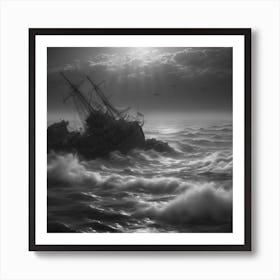 Shipwreck 1 Art Print