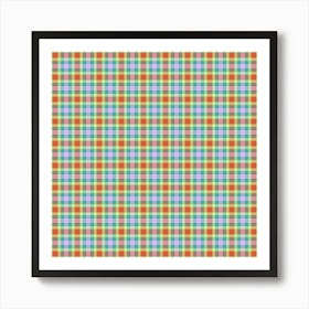 Checkered Fabric 10 Art Print