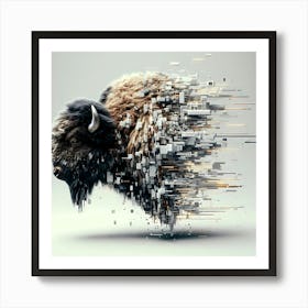 Creative Abstract Visual 34 Art Print