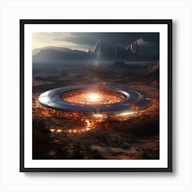 Alien Planet 2 Art Print