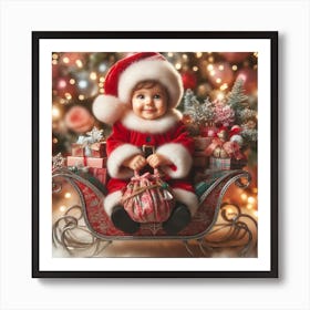 Santa Baby 1 Art Print