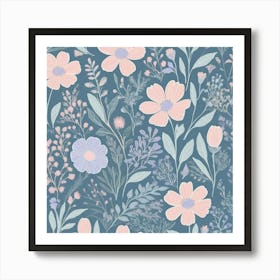 Floral Pattern 14 Art Print