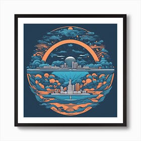 Cityscape 1 Art Print