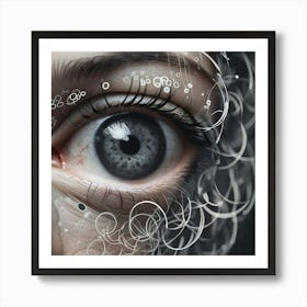 Eye Of A Woman Art Print