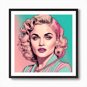 Madonna Pop Queen Art Print
