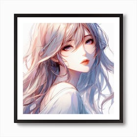 Anime Girl (65) Art Print