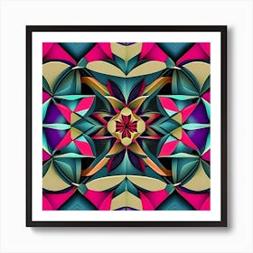 Abstract Psychedelic Pattern 7 Art Print