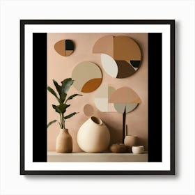 Abstract Geometric Wall Art Art Print