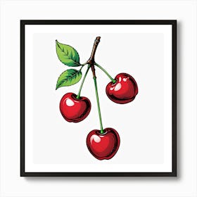 Cherry Tree Art Print