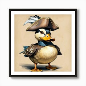 Pirate Duck 6 Art Print