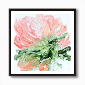 Garden. Flowers. Rose 6 Art Print