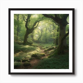Forest Path Art Print