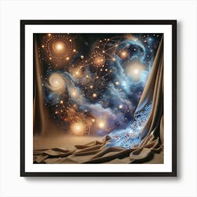 Galaxy Painting Art Print