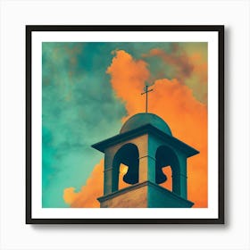 Church Bell Tower Art Print