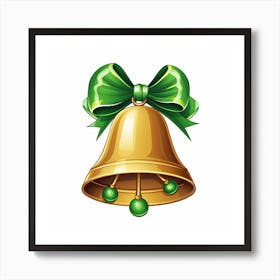 Christmas Bell Art Print