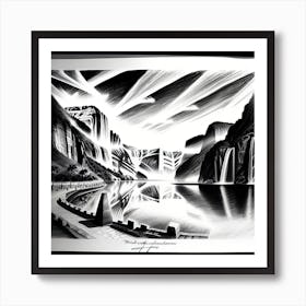 Black And White Pencil Drawing Art Print