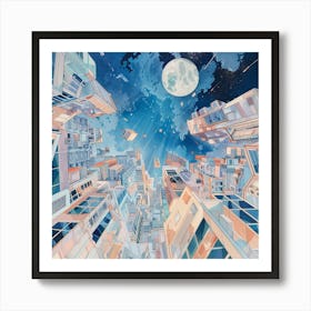 Cityscape 53 Art Print