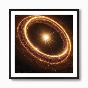 Fiery Ring Art Print