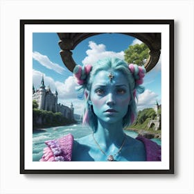 Blue Fairy Art Print