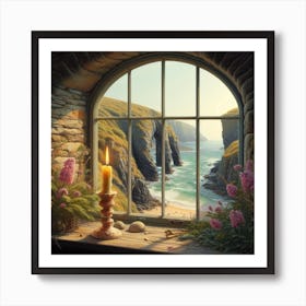 Window To The Sea 1 Art Print