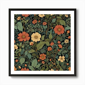 Floral Pattern 6 Art Print