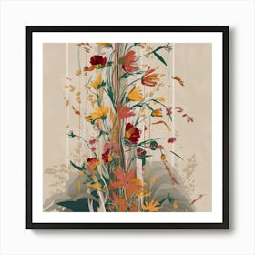 Flowers In A Vase 47 Art Print