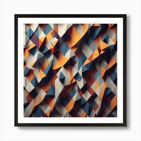 Abstract Geometric Pattern 43 Art Print