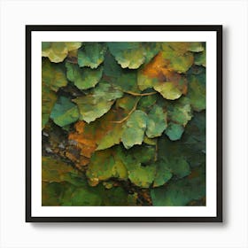 Autumn Leaves art print Art Print