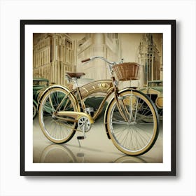 Vintage Bicycle Art Print