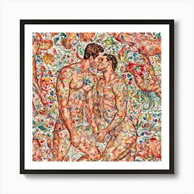 Male The Lovers Art Print