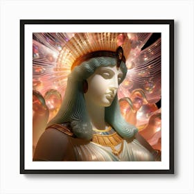 Cleopatra Portrait Artwork 102 Art Print