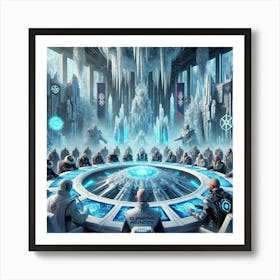 Frozen Assembly Legislative Body Art Print