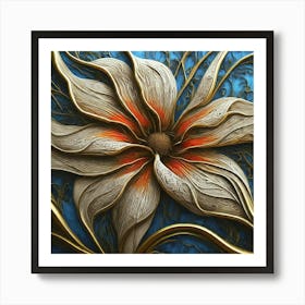 Flower Painting 5 Art Print