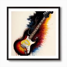Guitar5 (1) Art Print