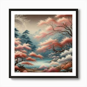 Sakura Blossoms Art Print