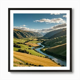 Valley Of The River Art Print