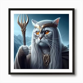 Lord Of The Rings Cat 4 Art Print