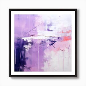 Acrylic Lilac Cascade Art Print