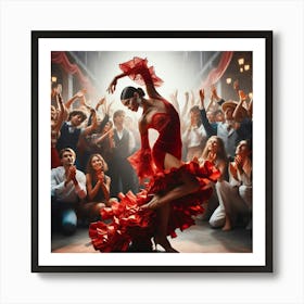 Flamenco Dancer Art Print