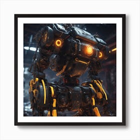 Robot Robot Robot Robot Robot Robot Robot Robot Art Print