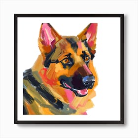 German Shepherd 01 Art Print